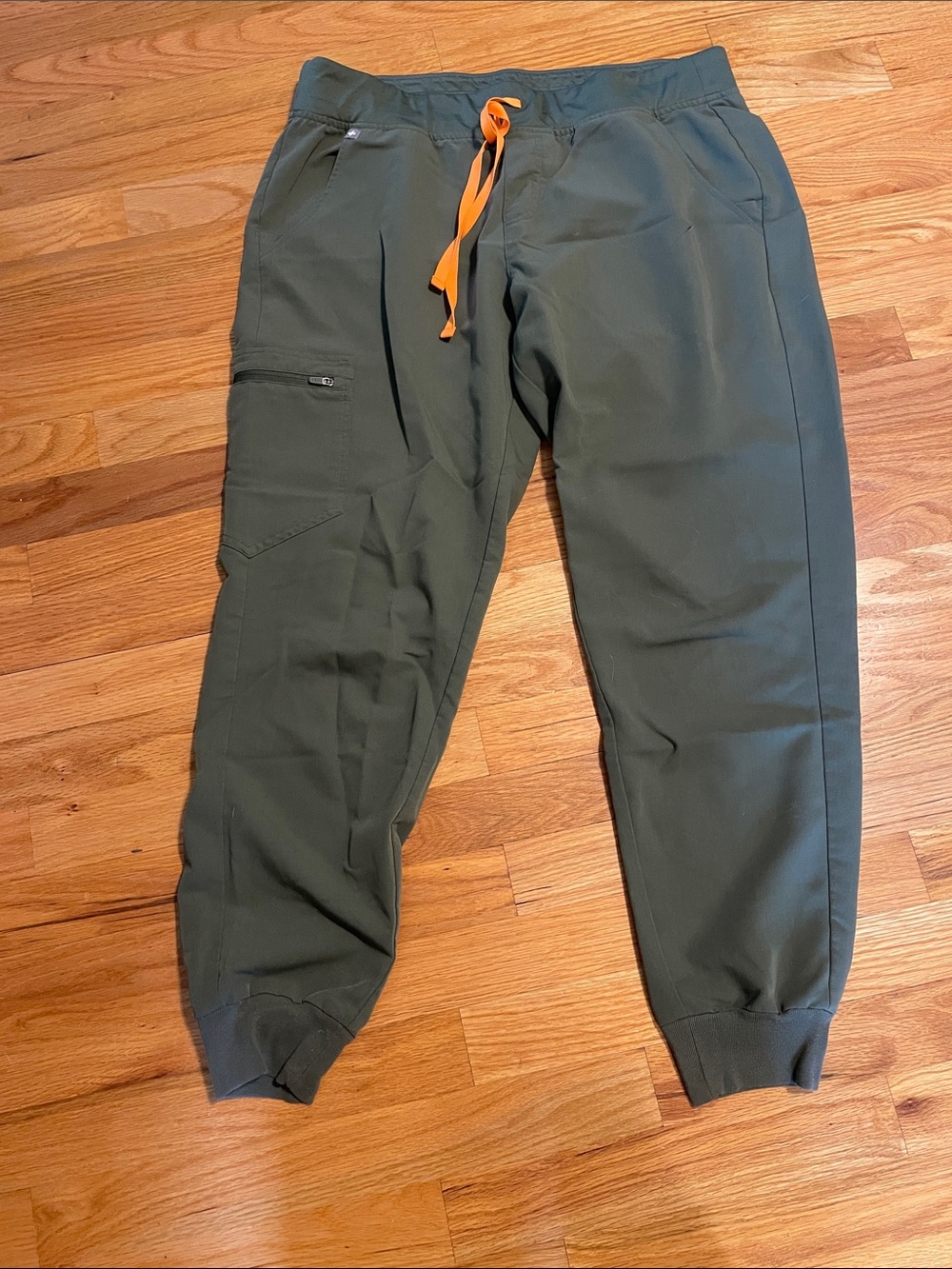 Women’s Figs Zamora Jogger Pants with Orange Drawstring